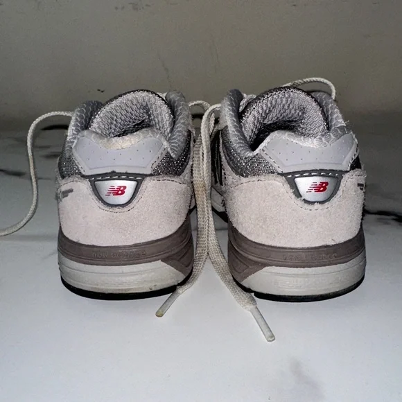 Pre-owned New Balance Kids' Black and Gray 999v4 Sneakers - Picture 8 of 14